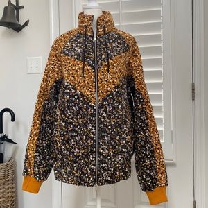 BNWT FLORAL CORDUROY OVERSIZED JACKET